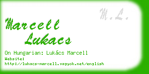 marcell lukacs business card