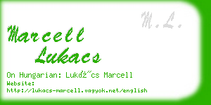 marcell lukacs business card
